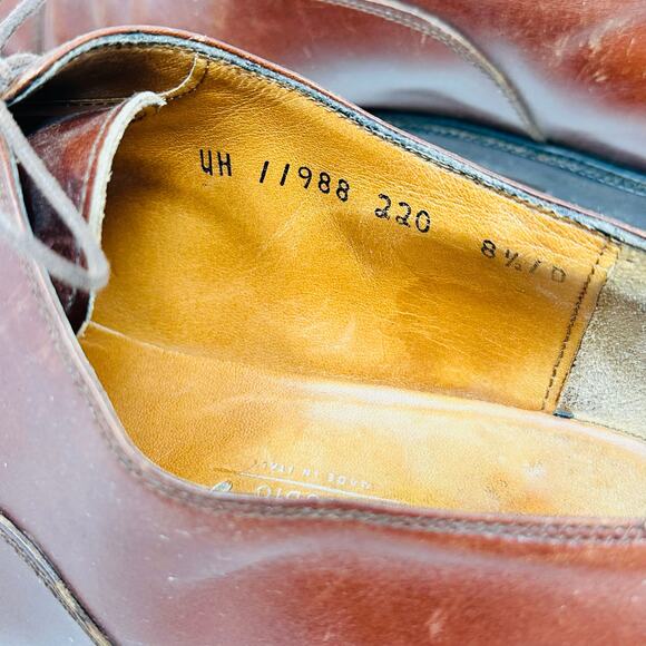 Salvatore Ferragamo Oxford Cap Toe Italian Leather Shoes - Picture 13 of 15